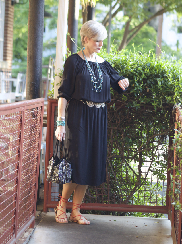 cold shoulder Style at a Certain Age