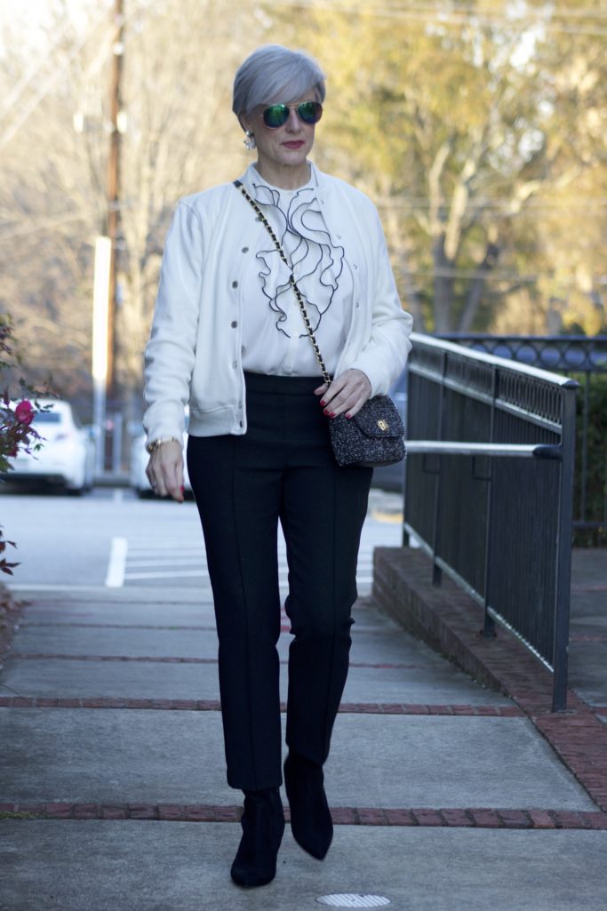 white and black | Style at a Certain Age