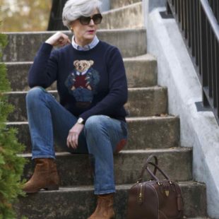 ralph lauren boyfriend jeans ralph lauren bear sweater