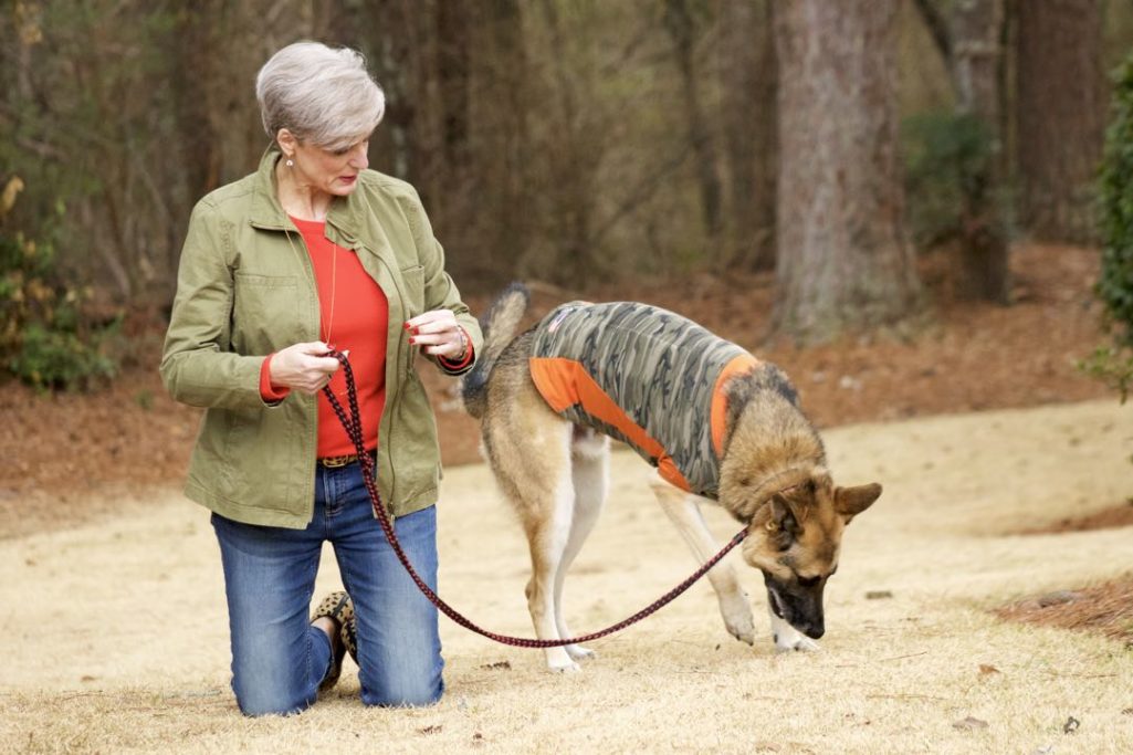 j.crew cashmere sweater, j.crew utility jacket, banana republic girlfriend jeans, madewell leopard smoking slippers