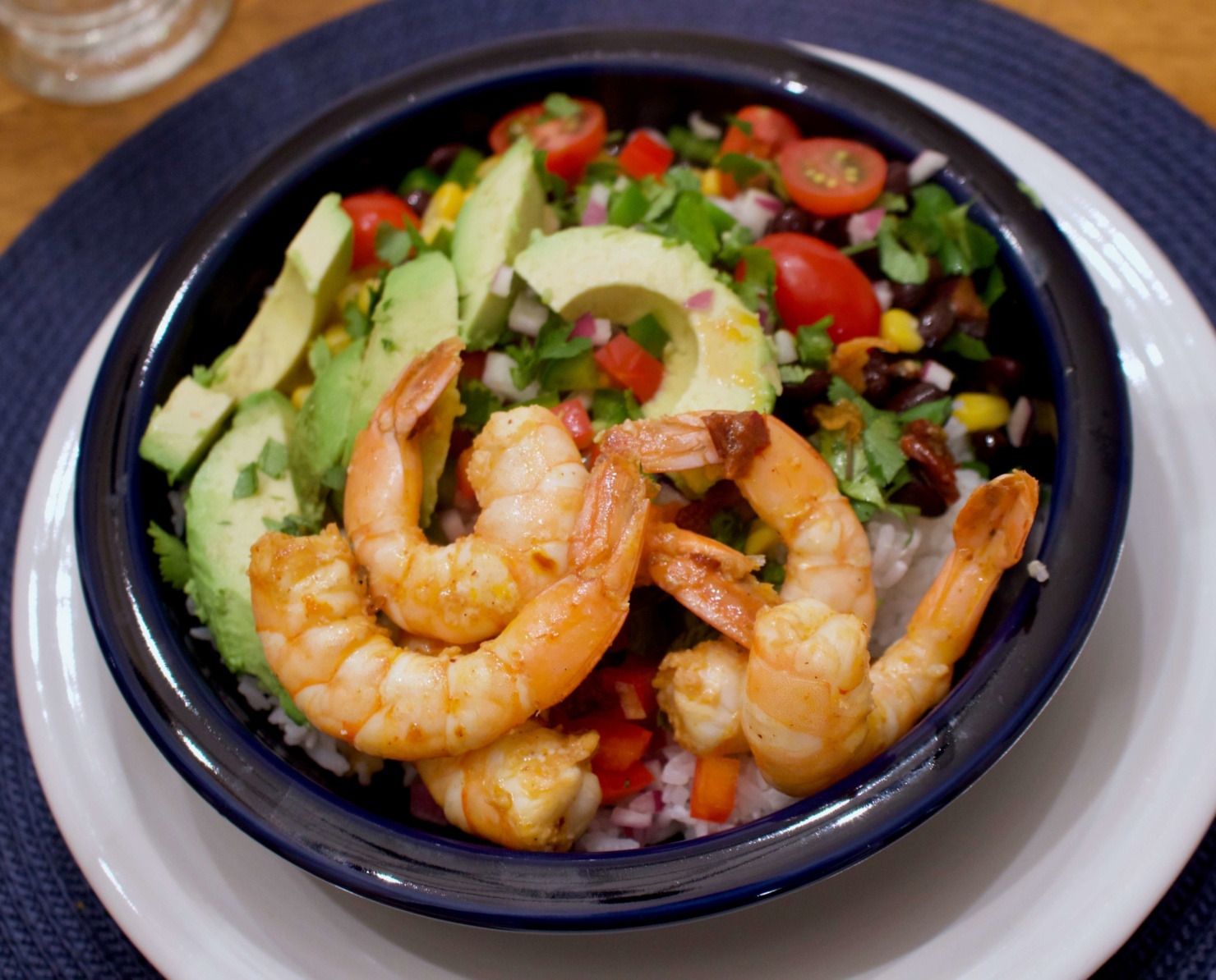 lime shrimp bowl