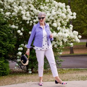 how to wear polka dots and gingham