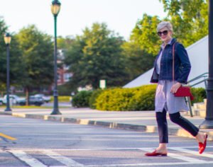 how to style a shirtdress for fall