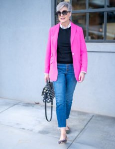 how to wear a long blazer - Style At A Certain Age