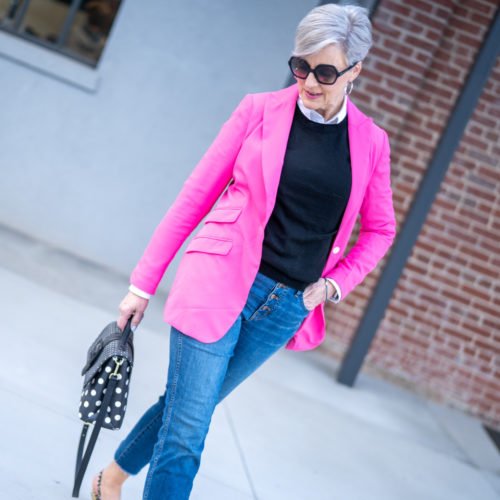 how to wear a long blazer - Style At A Certain Age