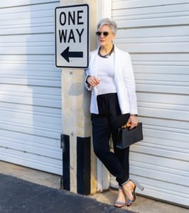 summer wardrobe staple white blazer