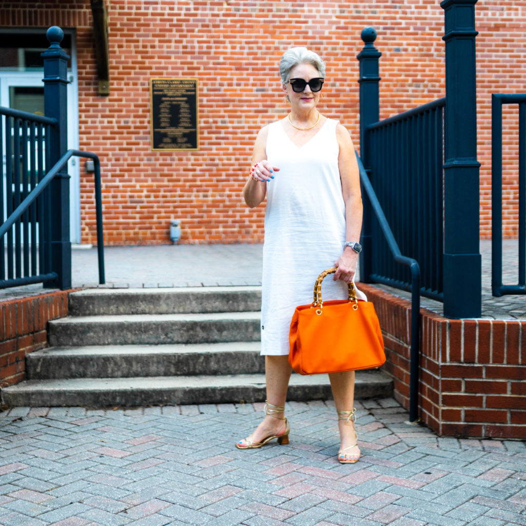 a little white dress for summer