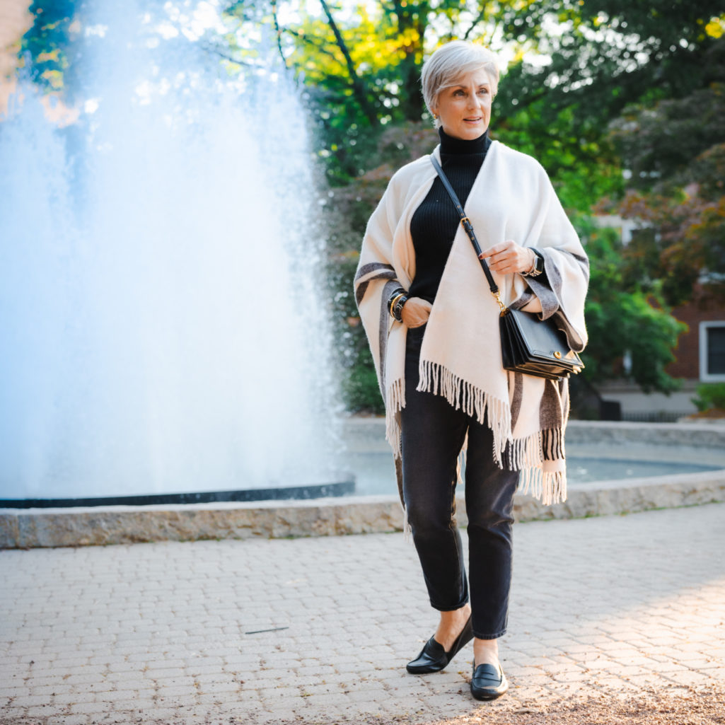 fall wardrobe essential the poncho