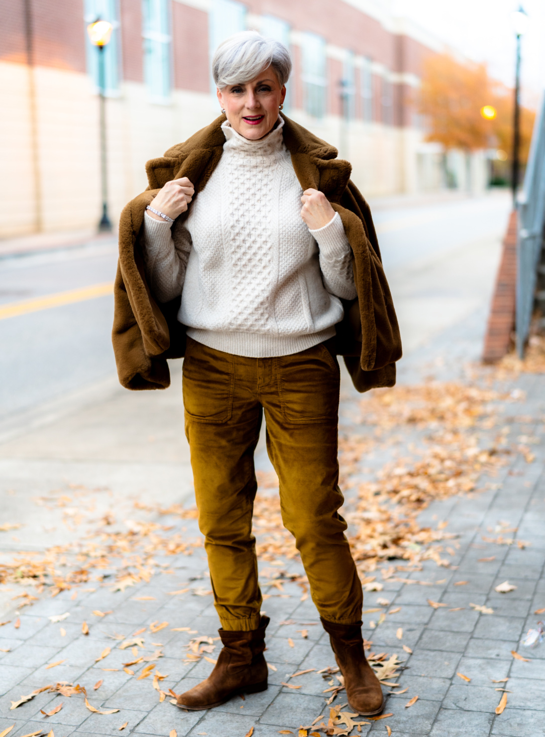 corduroy utility pants - Style At A Certain Age