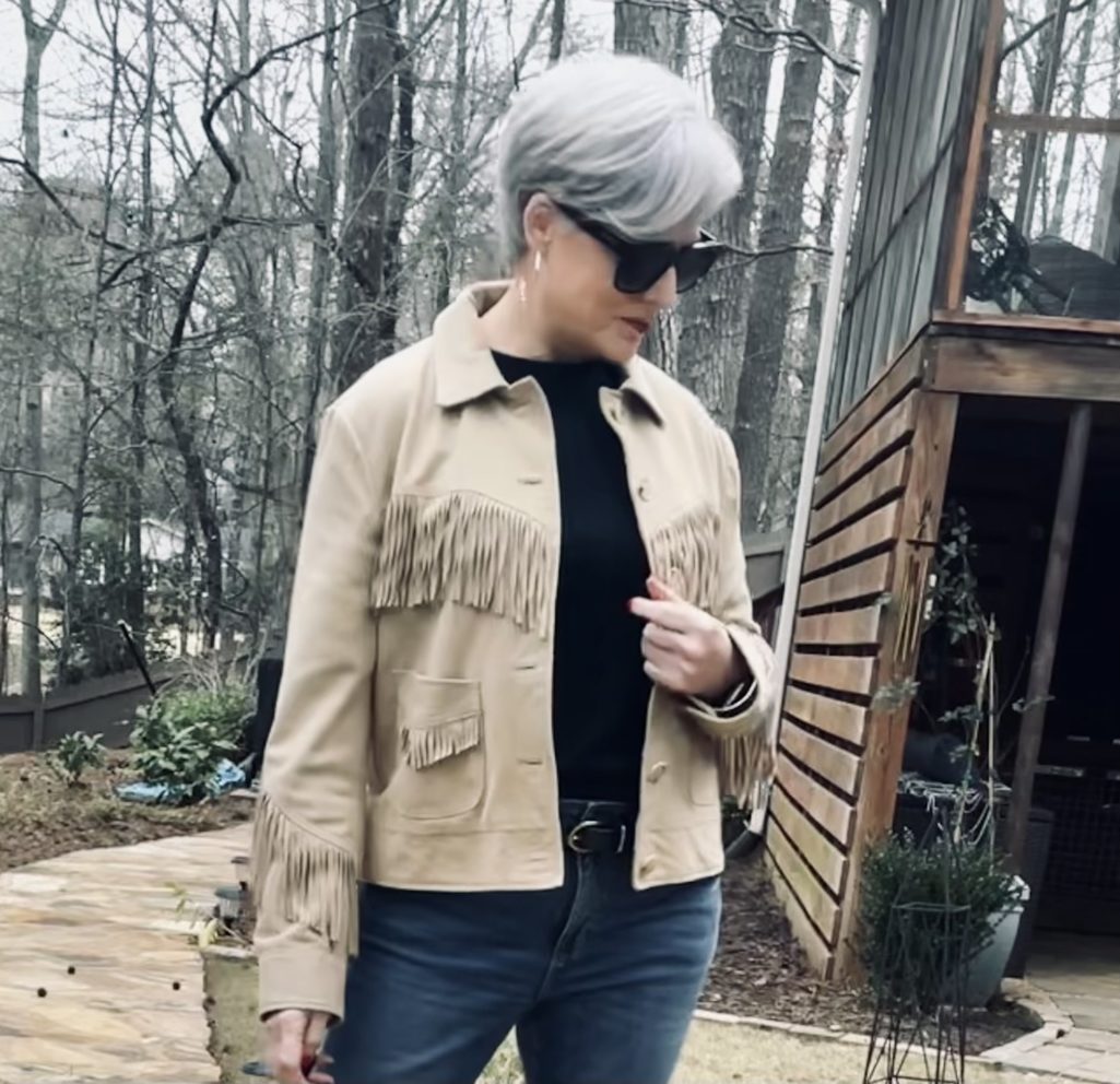 Yellowstone Inspired Suede Fringe Jacket