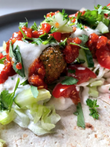 Falafel with Tahini Yogurt Sauce