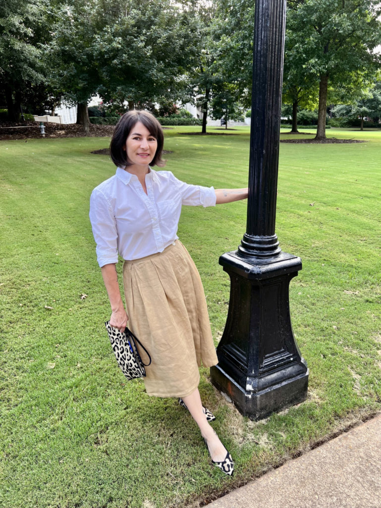 The Linen Skirt That’s On Point