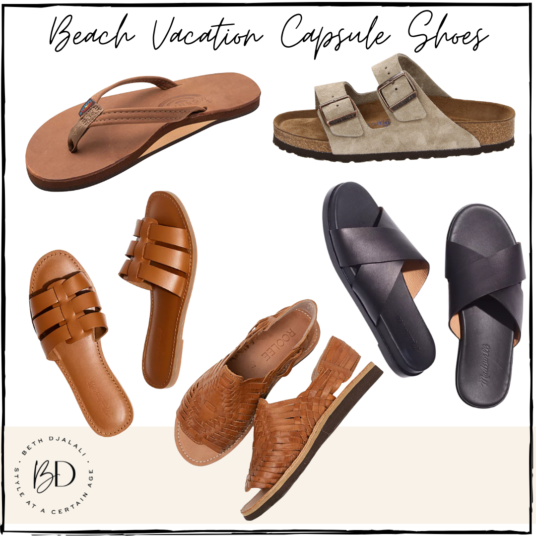 Beach Vacation Capsule Shoes