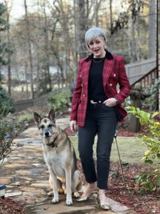 Counting Down To The Holidays With This Plaid Blazer