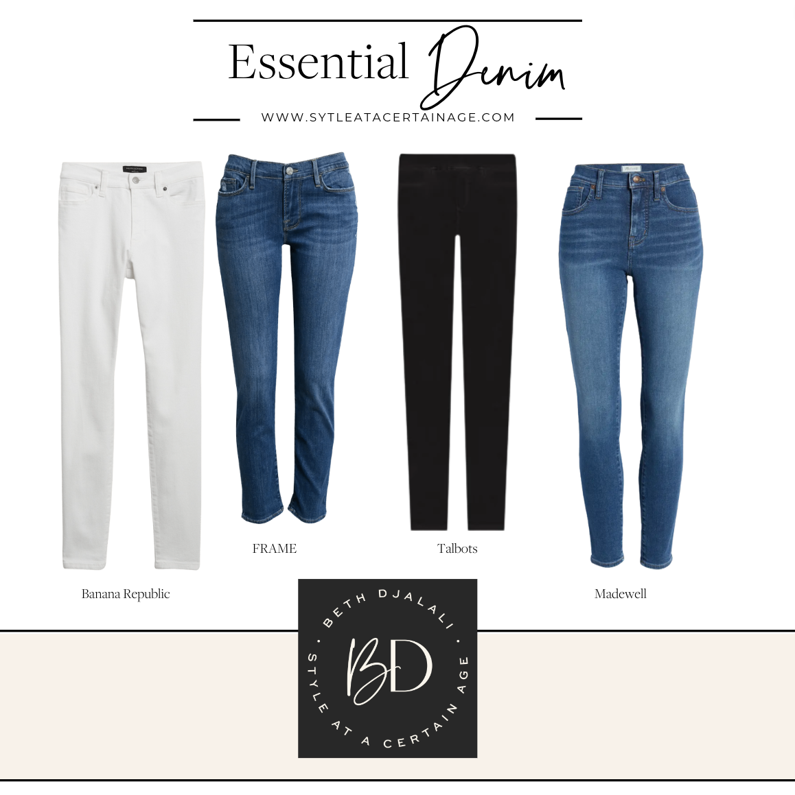 Essential Jeans Women Over 50