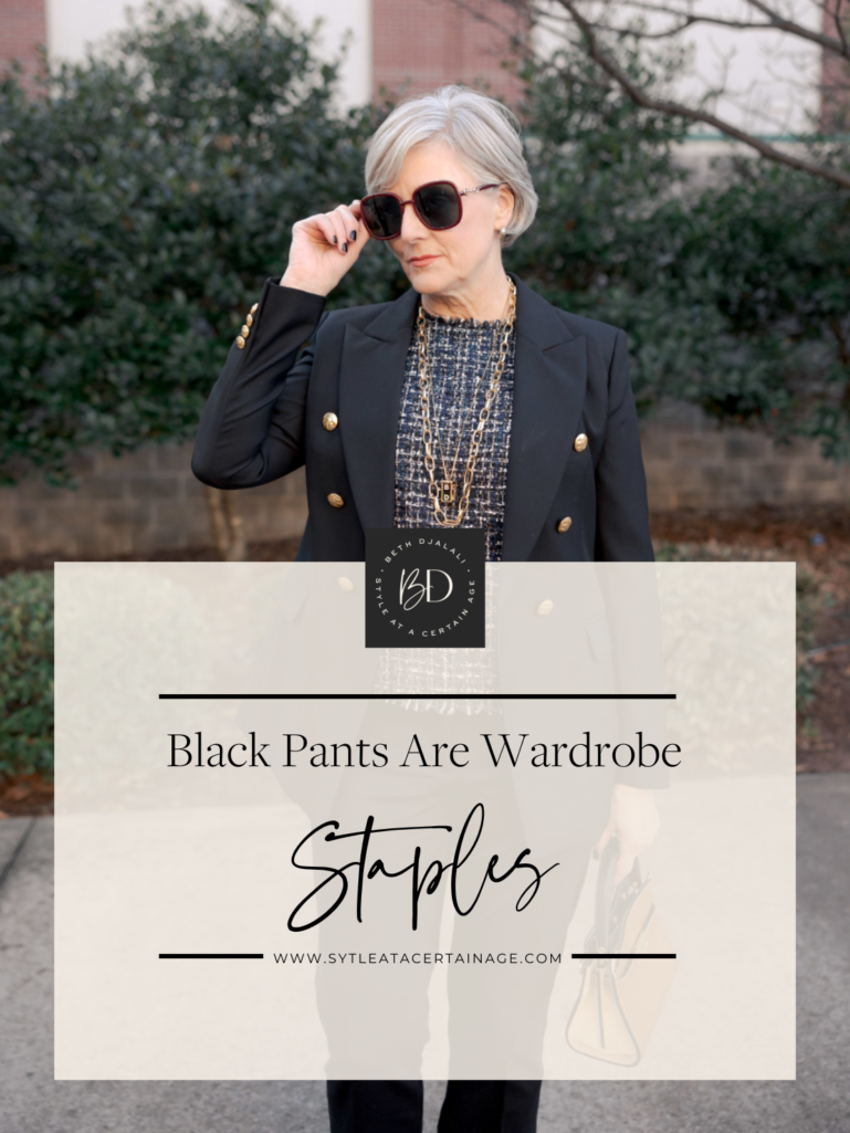 Black Pants Are Wardrobe Staples