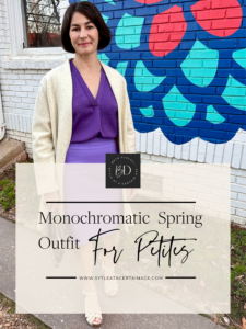 Monochromatic Spring Outfit for Petites