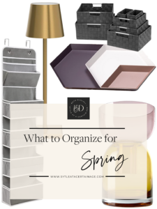 What to Organize for Spring