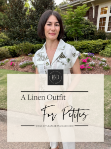 A Linen Outfit for Petites