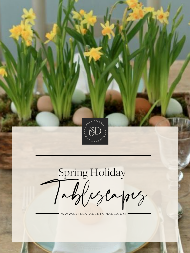 Spring Holiday Tablescapes