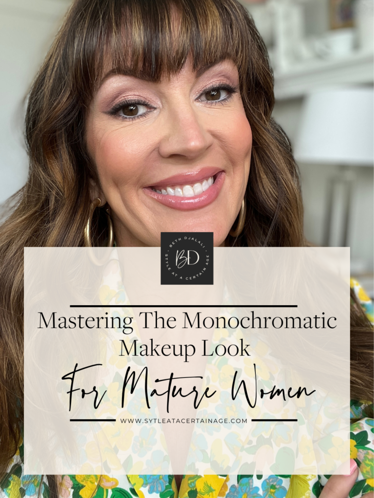 Mastering The Monochromatic Makeup Look For Mature Women