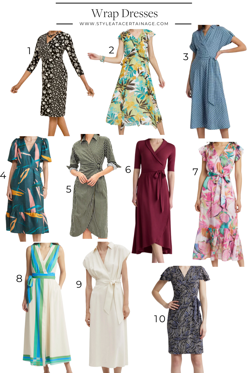 Wrap Dresses