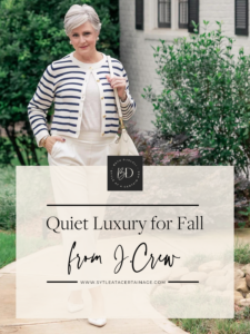 Quiet Luxury for Fall from J.Crew