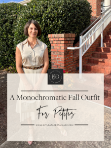 A Monochromatic Fall Outfit for Petites