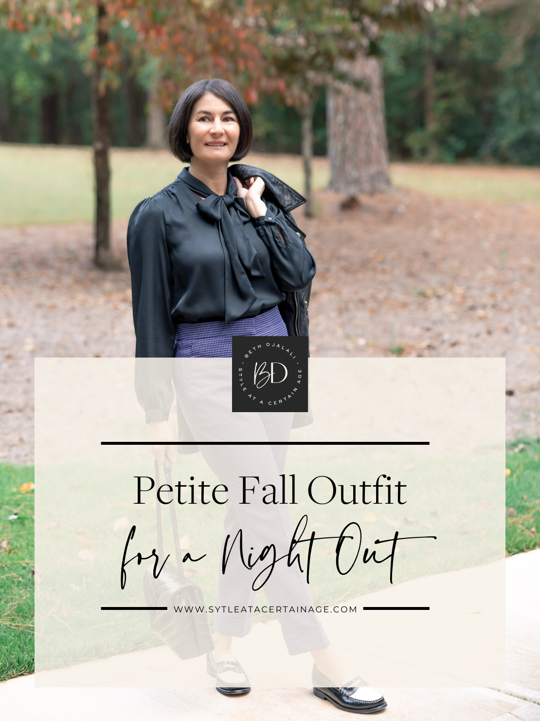 Petite Fall Outfit for a Night Out