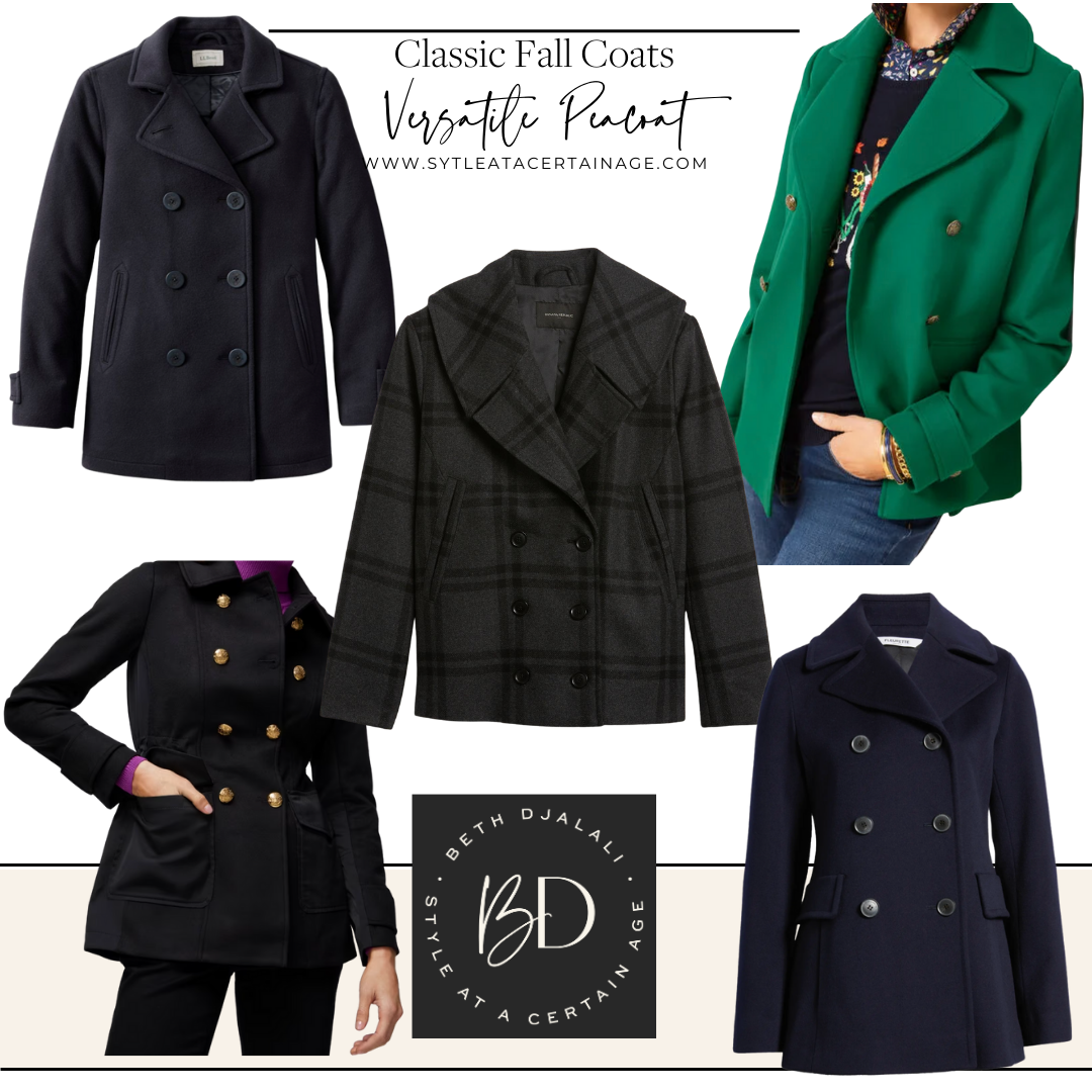 7 Classic Fall Coats Peacoat