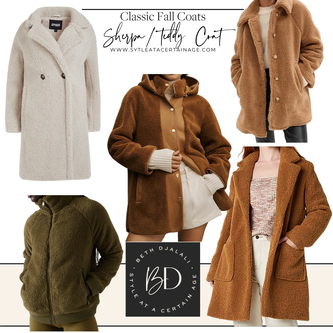 7 Classic Fall Coats Sherpa Coat