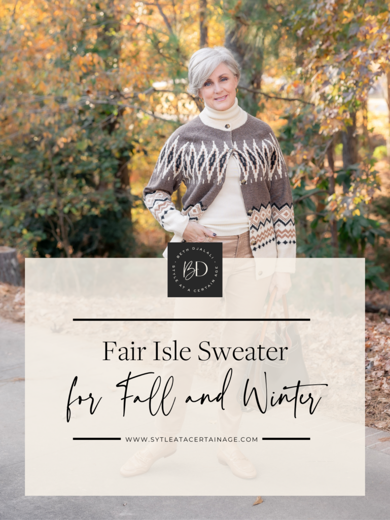 Fair Isle Sweater for Fall and Winter