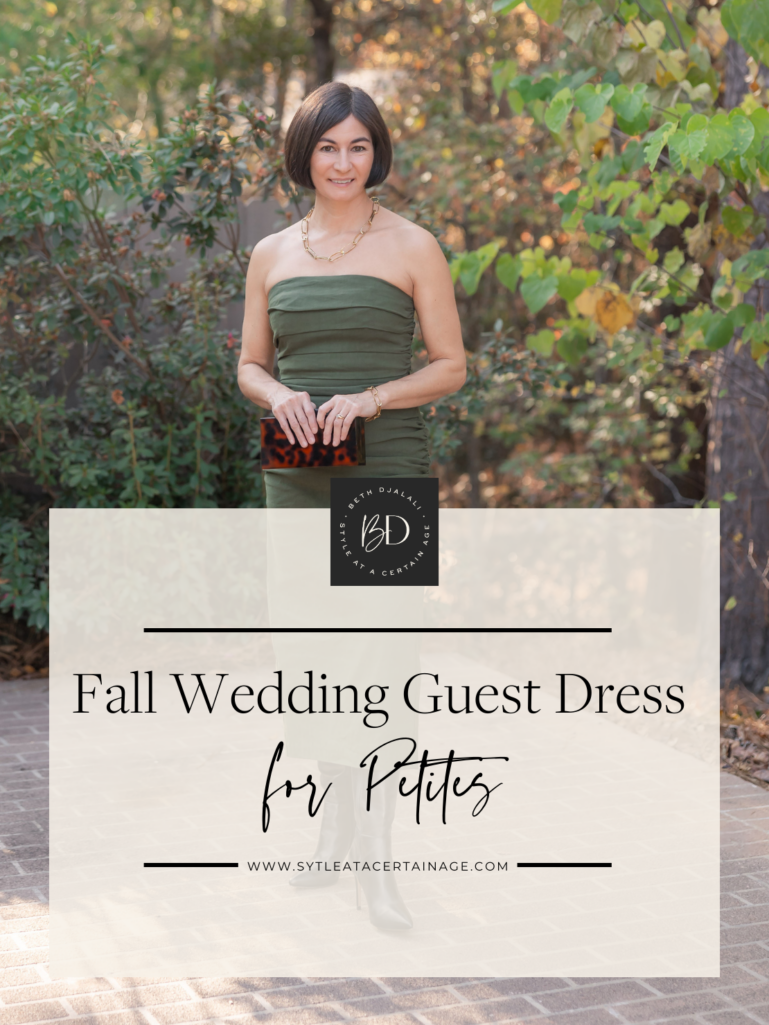 Fall Wedding Guest Dress for Petites