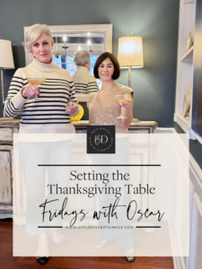 Setting the Thanksgiving Table