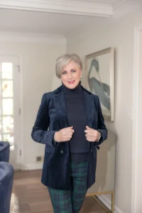 Velveteen Blazer from Talbots – Holiday Outfit