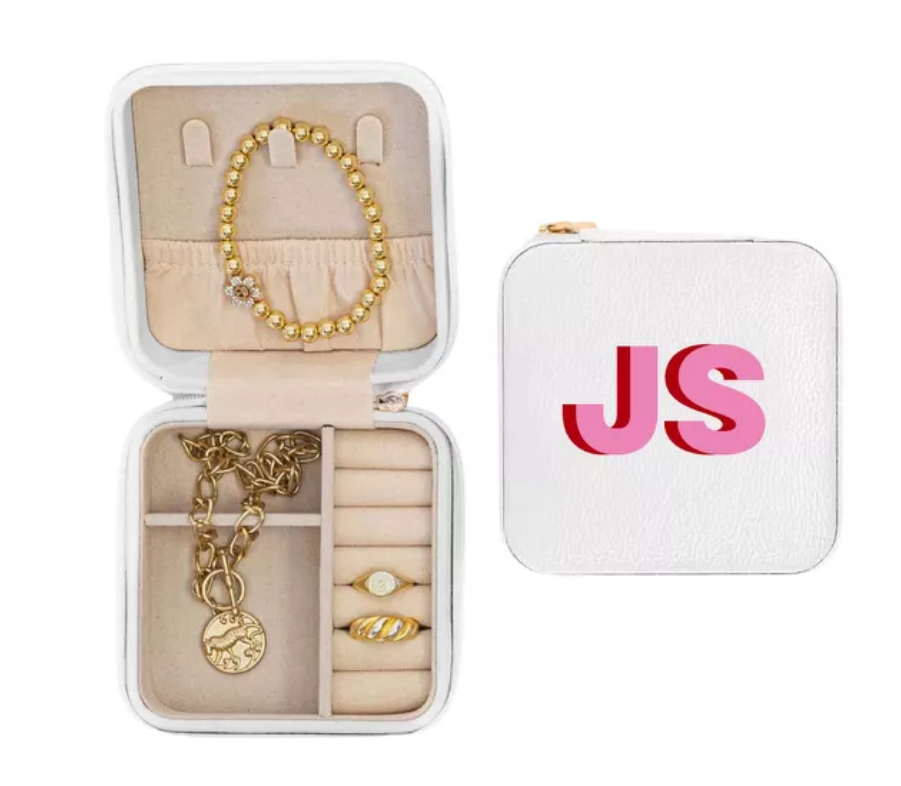 monogrammed jewelry box