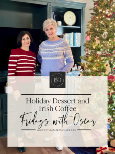 Holiday Dessert and Irish Coffee