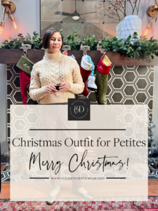 Christmas Outfit for Petites – A Simple Yet Festive Outfit