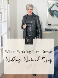 Winter Wedding Guest Dresses and a Wedding Recap