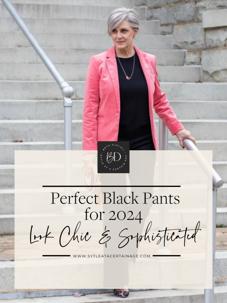 Look Chic & Sophisticated: Perfect Black Pants for 2024