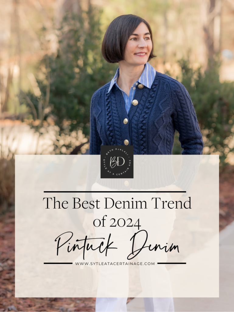 The Best Denim Trend of 2024: Pintuck Denim