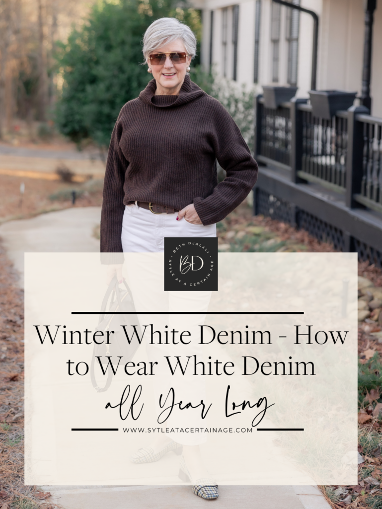 Winter White Denim – How to Wear White Denim All Year