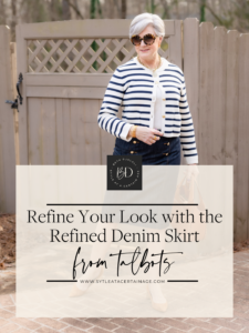 Refine Your Look with the Refined Denim Skirt from Talbots