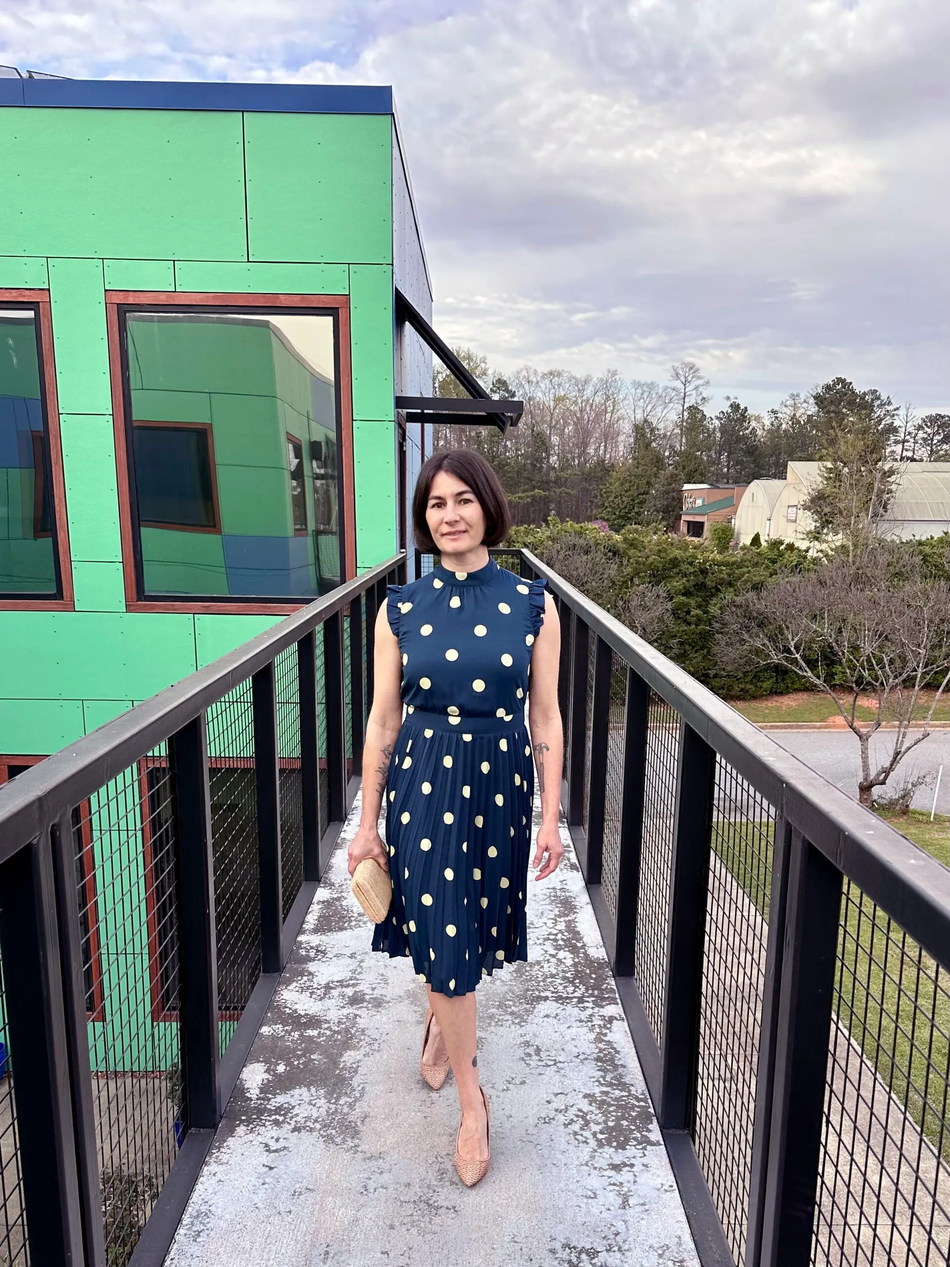 polka dot dress