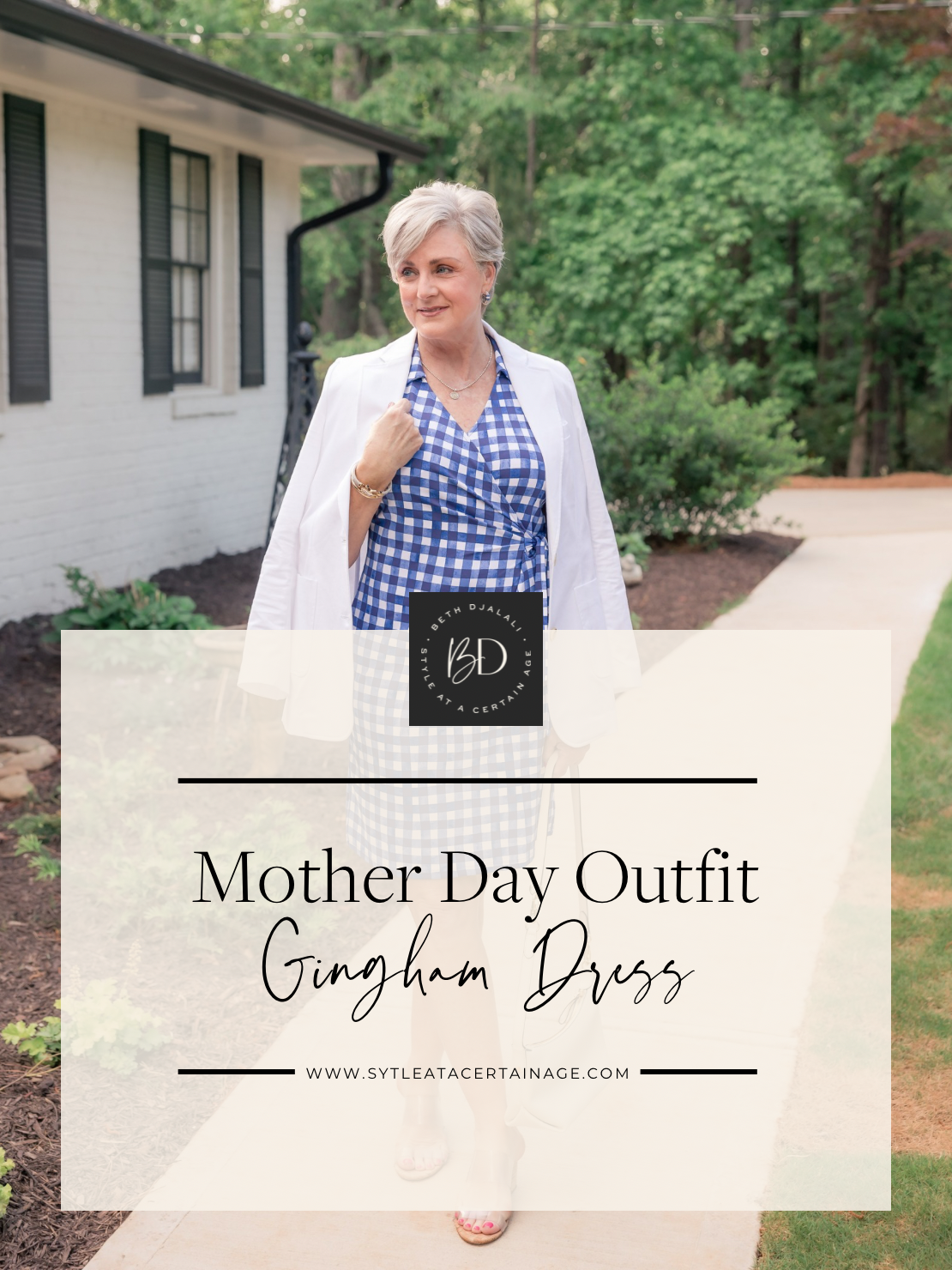 Mother's Day Outfit: Gingham Dress