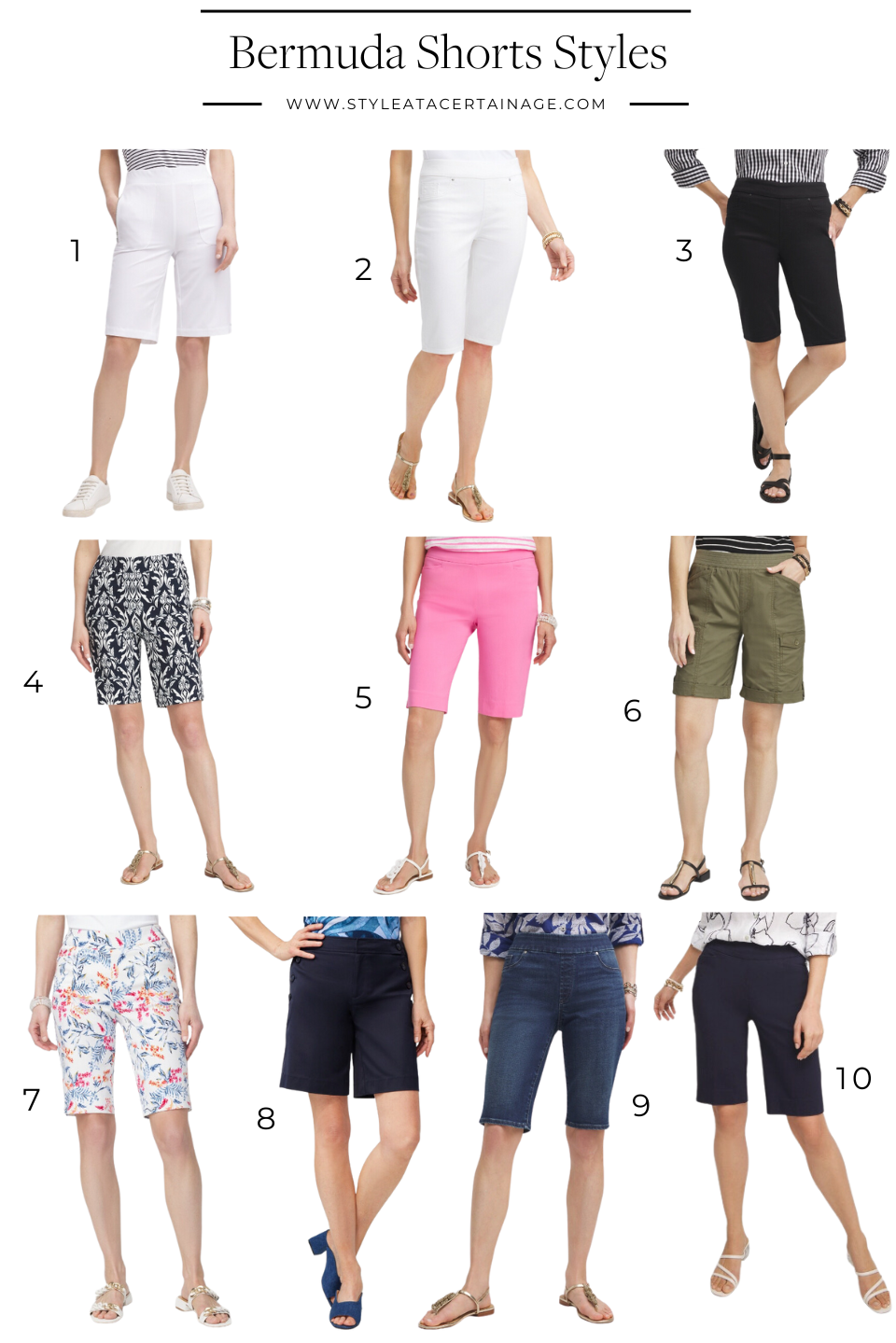 Bermuda Shorts Styles