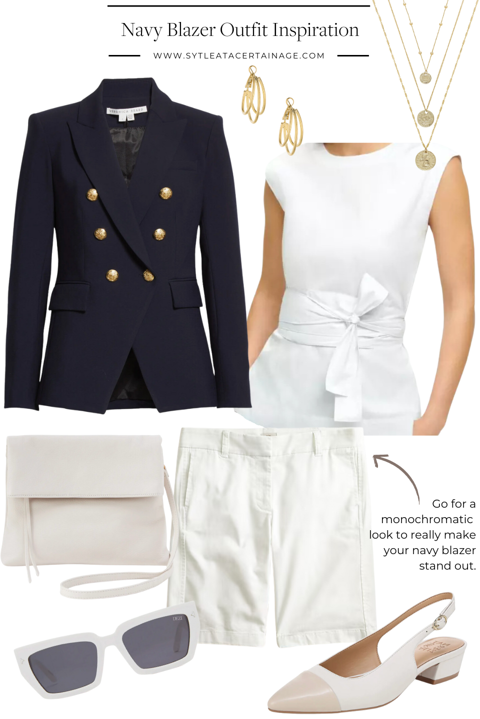 Navy Blazer Outfit Inspiration 4