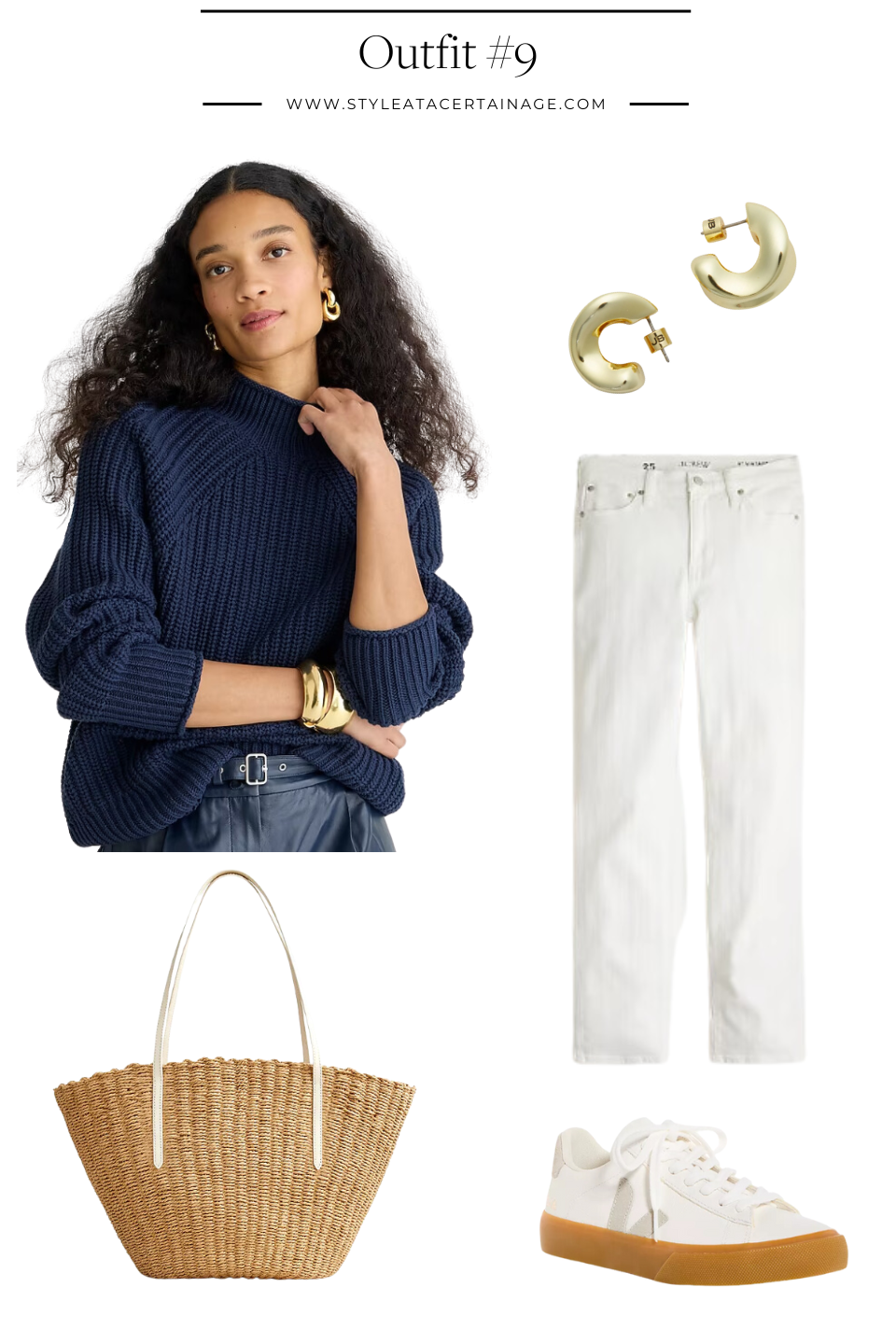 navy and white summer fashion