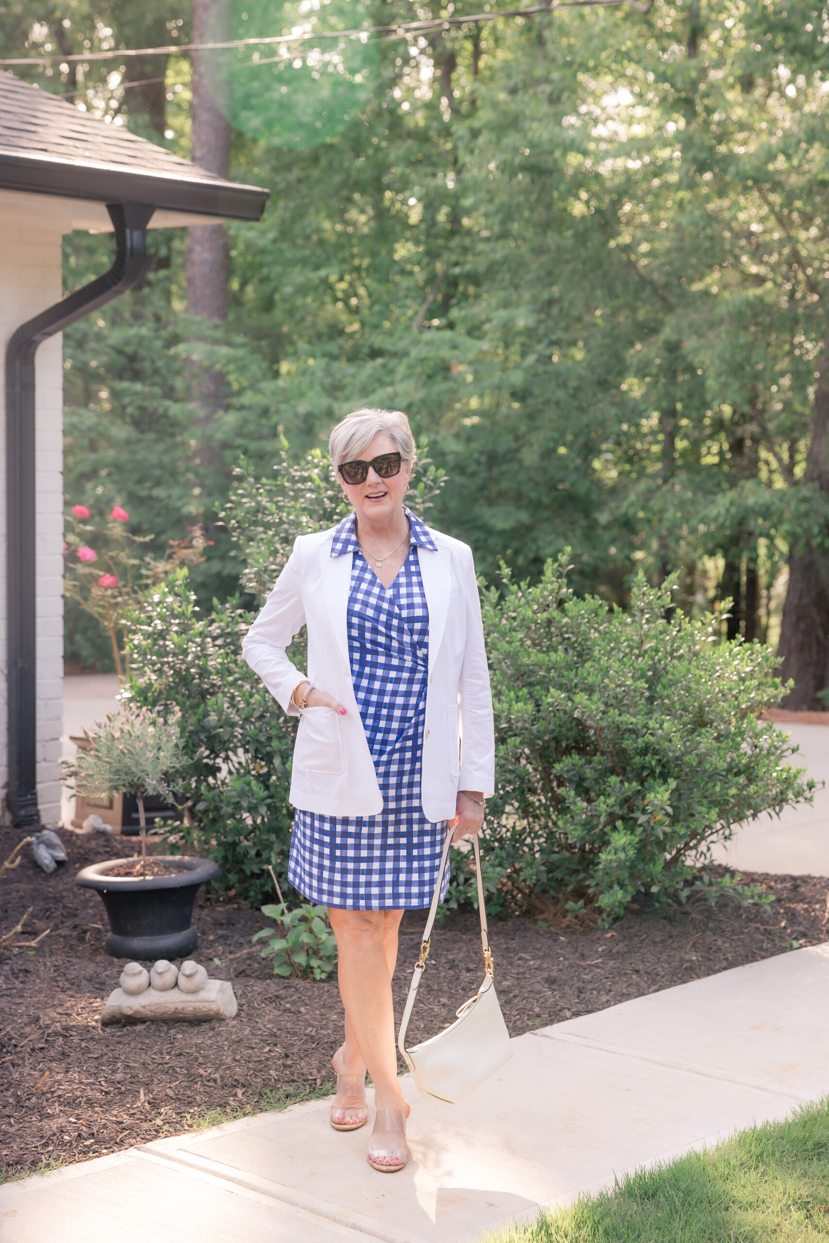 Mother's Day Outfit: Gingham Dress