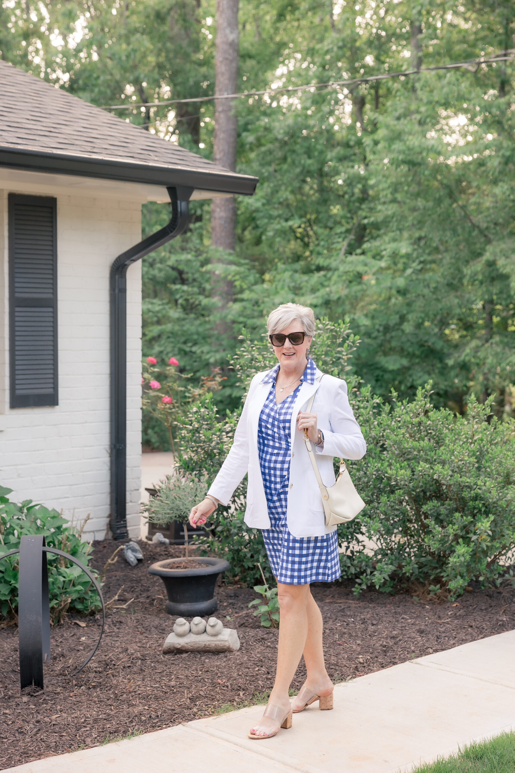 Mother's Day Outfit: Gingham Dress